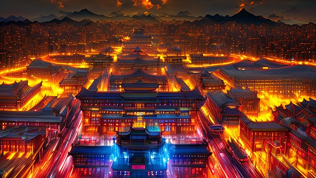 award winning photo of beijing, intricate realistic details, amazing clouds